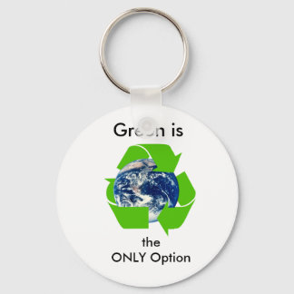 Green Key Ring