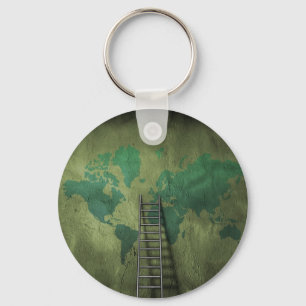 Green Key Ring