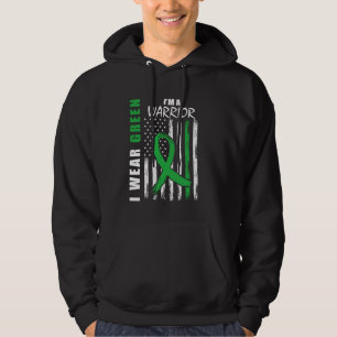 Green Kidney Disease Warrior Cerebral Palsy Awaren Hoodie