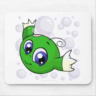 Green Kiko swishing through Kiko Lake Mouse Mat
