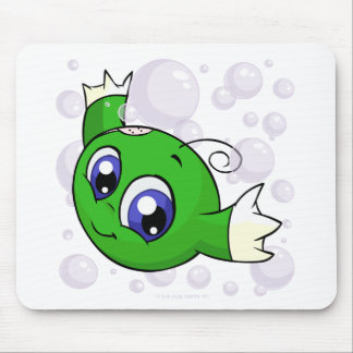 Green Kiko swishing through Kiko Lake Mouse Mat