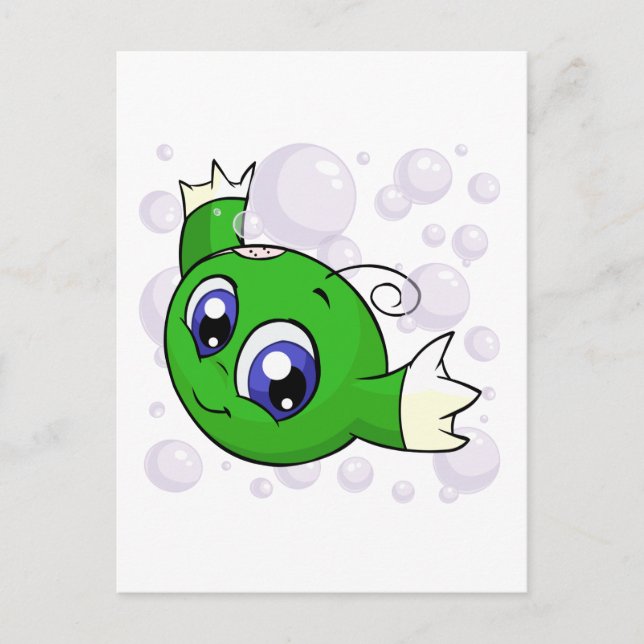 Green Kiko swishing through Kiko Lake Postcard (Front)