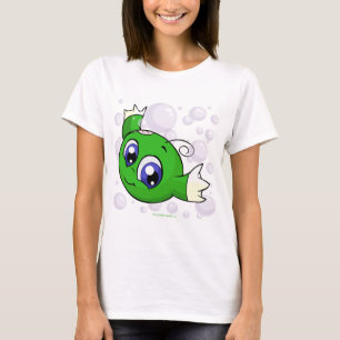 Green Kiko swishing through Kiko Lake T-Shirt