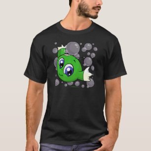 Green Kiko swishing through Kiko Lake T-Shirt