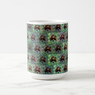 Green King Charles Cavalier Spaniel, Coffee Mug