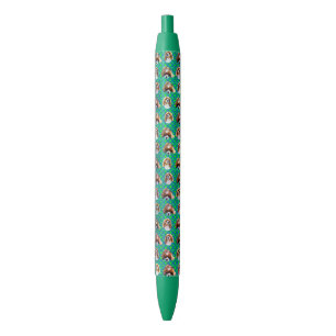 Green King Charles Cavalier Spaniel Pattern, Pen