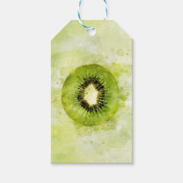 Green Kiwi Gift Tag (Front)