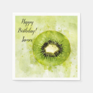 Green Kiwi Paper Napkin
