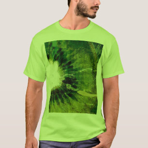 Green Kiwi Tie Die Fun for Summer T-Shirt