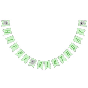 Green Koala Bear Birthday Party Bunting
