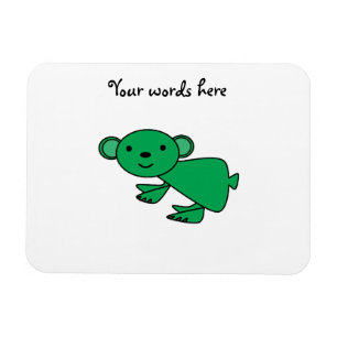 Green koala magnet
