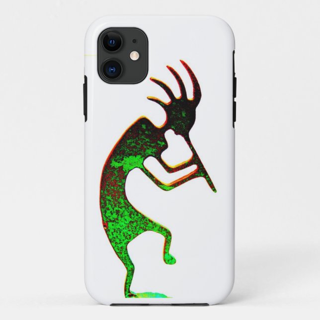 Green kokopelli case (Back)
