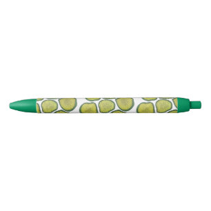 Green Kosher Dill Pickle Chips Sweet Pickle Print Black Ink Pen