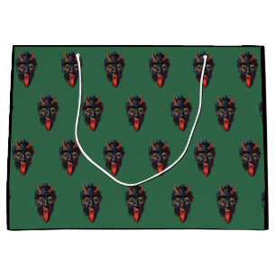 Green Krampus Large Gift Bag