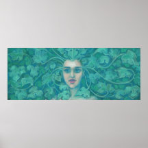 Green Lady / Forest Queen, fantasy art 