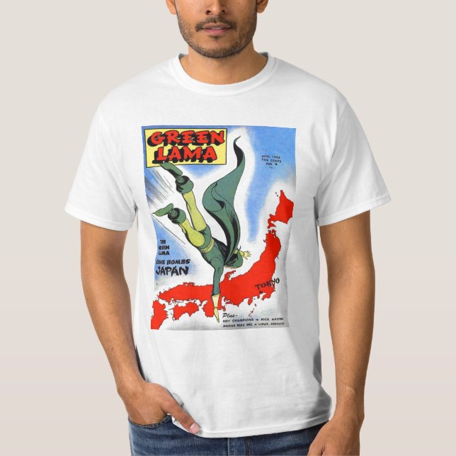 Green Lama #4 T-Shirt (Front)