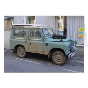 Green Land Rover
