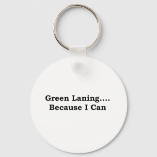 Green laning black key ring