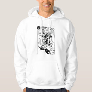 Green Lantern - Action Comic Cover, Black and Whit Hoodie