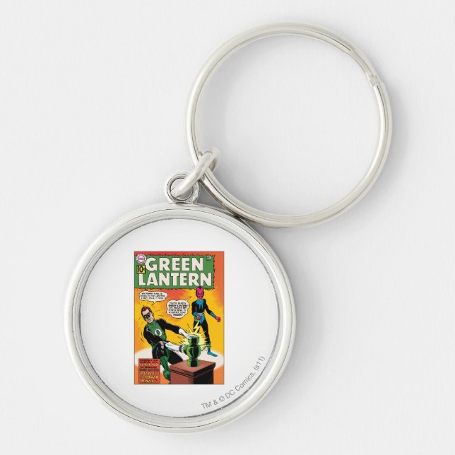 Green Lantern and Sinestro Cover Key Ring (Front)