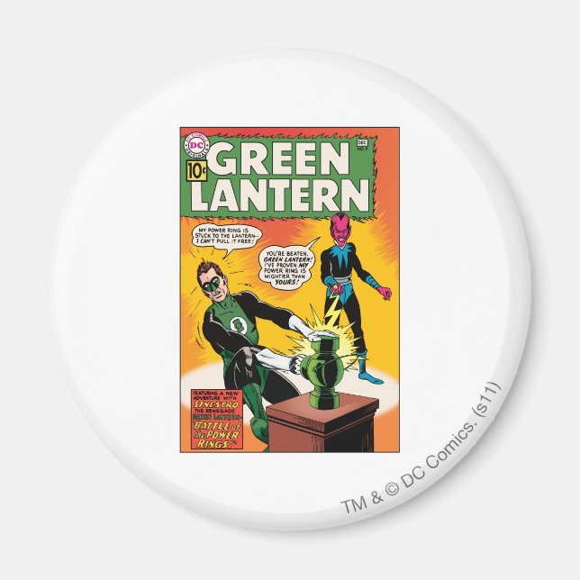 Green Lantern and Sinestro Cover Magnet (Front)