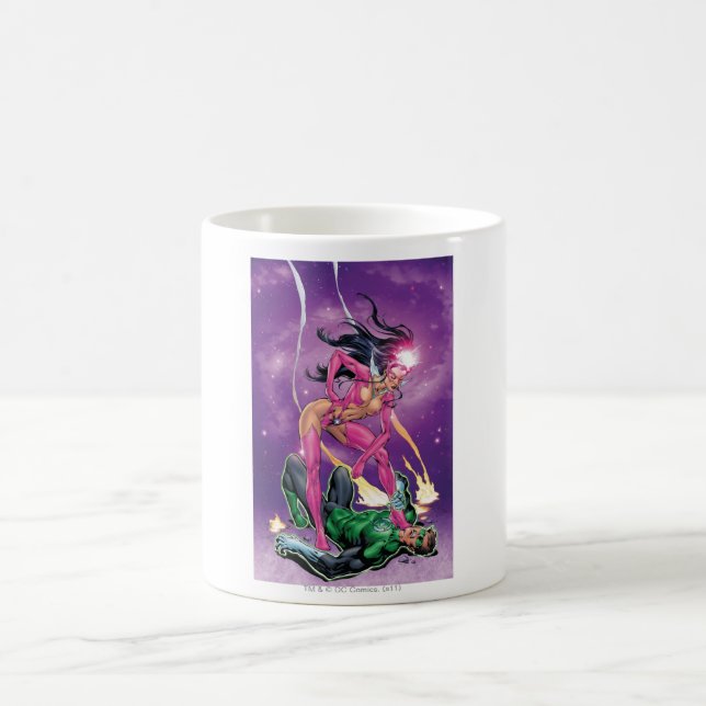 Green Lantern and Star Sapphire - Colour Coffee Mug (Center)