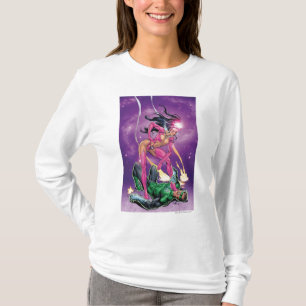 Green Lantern and Star Sapphire - Colour T-Shirt