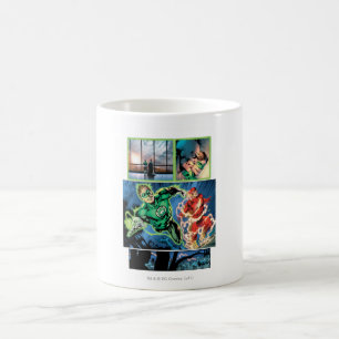 Green Lantern and The Flash Panel Coffee Mug