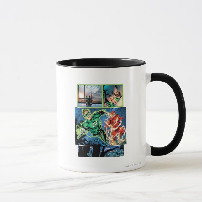 Green Lantern and The Flash Panel Mug (Right)