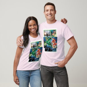 Green Lantern and The Flash Panel T-Shirt