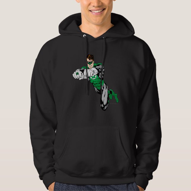 Green Lantern - Both arms forward Hoodie (Front)
