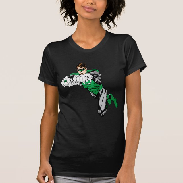 Green Lantern - Both arms forward T-Shirt (Front)