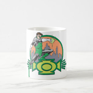 Green Lantern & Cityscape Coffee Mug