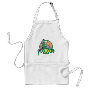 Green Lantern & Cityscape Standard Apron