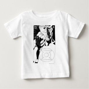 Green Lantern close up cover, Black and White Baby T-Shirt