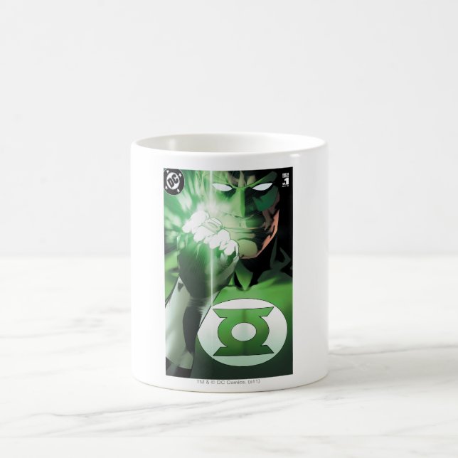 Green Lantern close up cover Coffee Mug (Center)