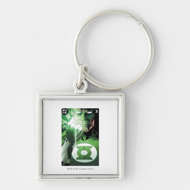 Green Lantern close up cover Key Ring (Front)
