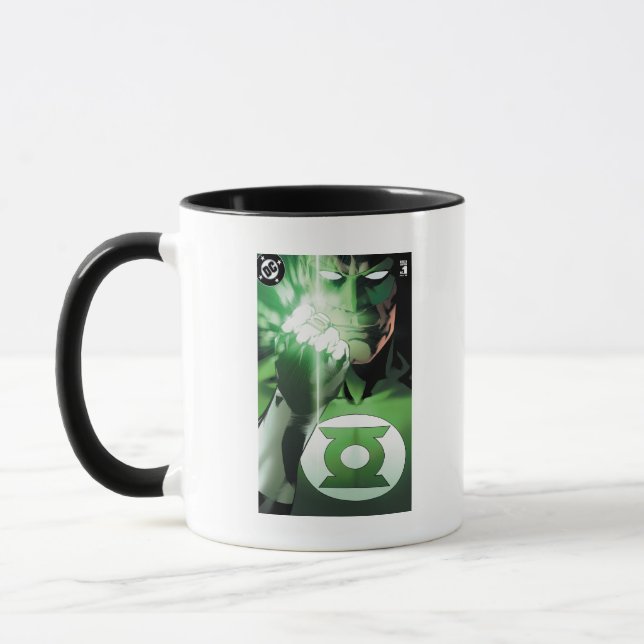 Green Lantern close up cover Mug (Left)