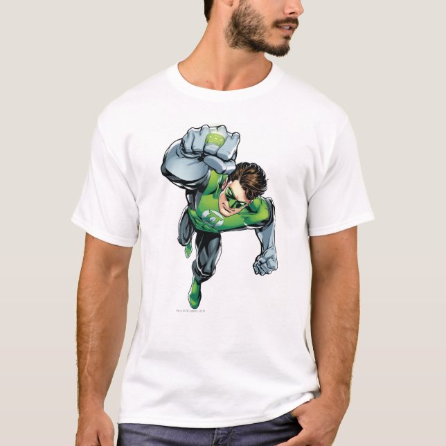Green Lantern - Comic,  Arm Raise T-Shirt (Front)