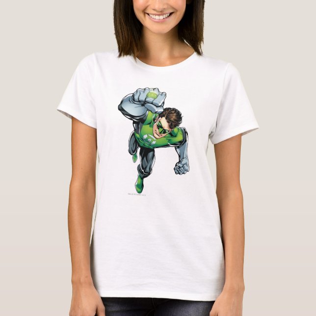 Green Lantern - Comic,  Arm Raise T-Shirt (Front)