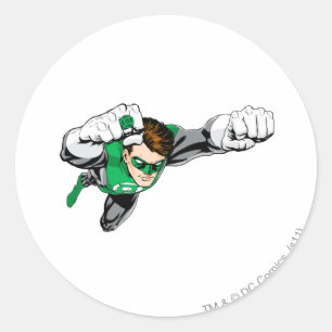 Green Lantern - Comic, Flying Right Classic Round Sticker