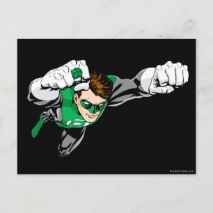Green Lantern - Comic, Flying Right Postcard