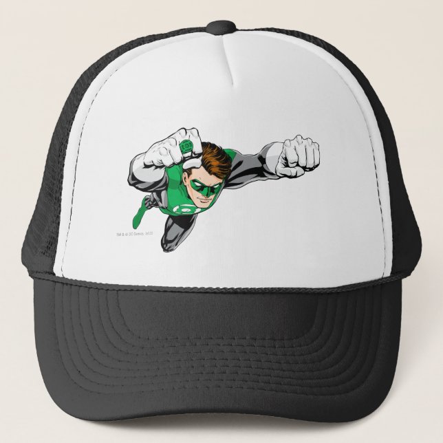 Green Lantern - Comic, Flying Right Trucker Hat (Front)