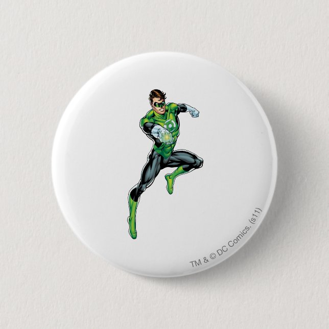 Green Lantern - Comic, Jumping 6 Cm Round Badge (Front)