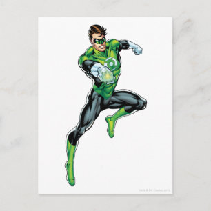 Green Lantern - Comic, Jumping Postcard