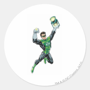 Green Lantern - Comic, with lantern Classic Round Sticker