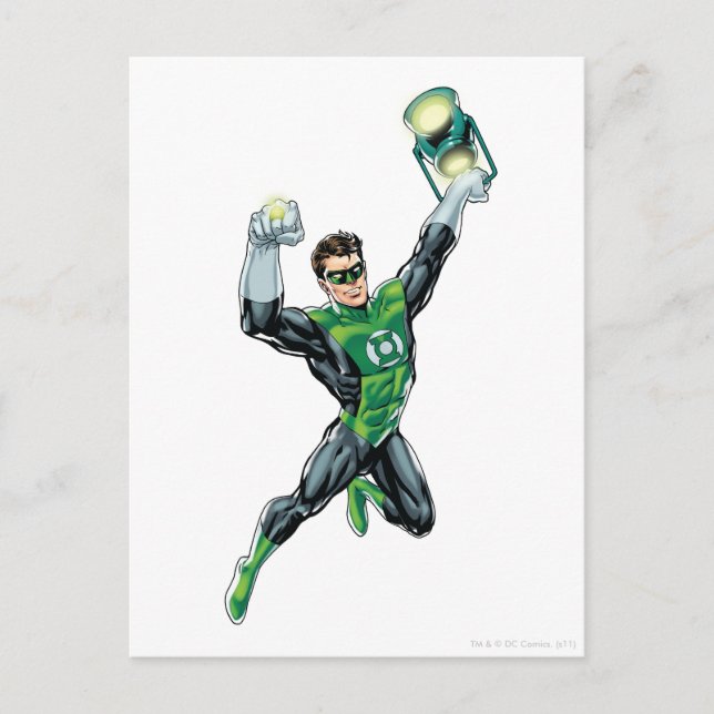 Green Lantern - Comic, with lantern Postcard (Front)