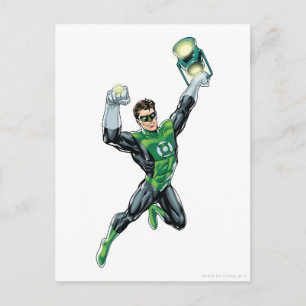 Green Lantern - Comic, with lantern Postcard