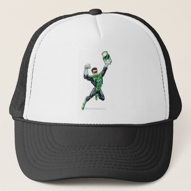 Green Lantern - Comic, with lantern Trucker Hat (Front)