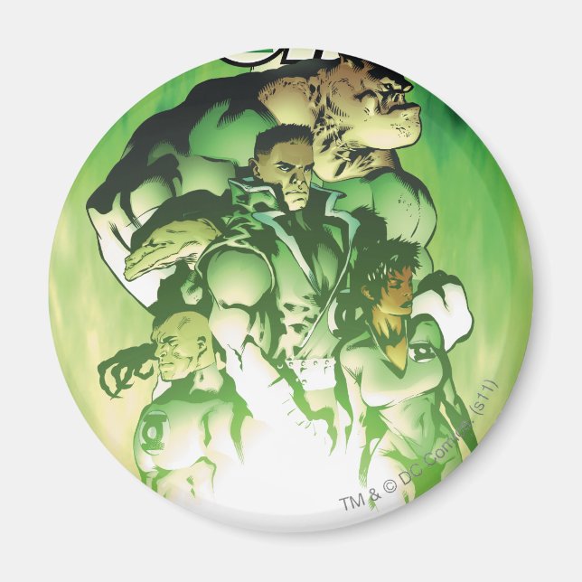 Green Lantern Corps Magnet (Front)